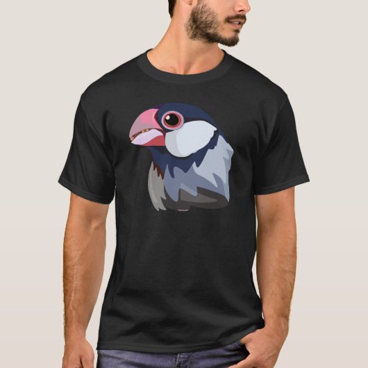 Java Sparrow—simplified T-shirt (Voorkant)