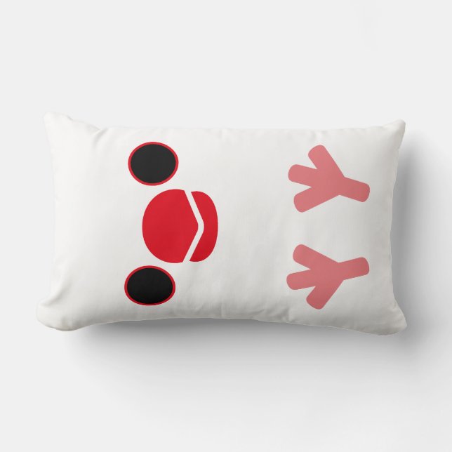 Java sparrow (White) Kussen (Voorkant)