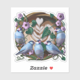 Java Sparrows, Java Coffee Sticker