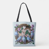 Java Sparrows, Java Coffee Tote Bag (Achterkant)