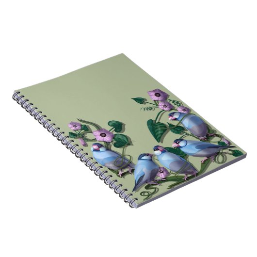 Java sparrows notitieboek (Rechterzijde)