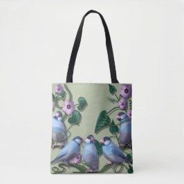 Java sparrows  tote bag