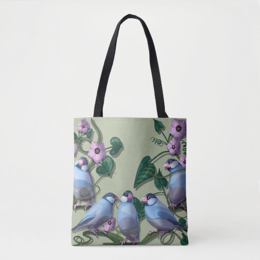 Java sparrows  tote bag (Voorkant)