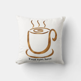 Java Stoom Cup | Houten Gebogen Koffie & Thee Kussen