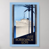Java Sumatra Rotterdamsche Lloyd Vintage Poster (Voorkant)
