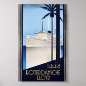 Java Sumatra Rotterdamsche Lloyd Vintage Poster (Voorkant)