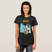 Java-tempel T-shirt (Voorkant volledig)