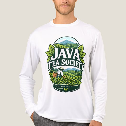 JAVA THEE GEZELSCHAP Tri-Blend SHIRT (Voorkant volledig)