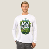 JAVA THEE GEZELSCHAP Tri-Blend SHIRT (Voorkant)