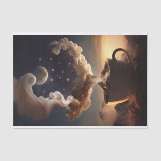 Java Universe, hemelse koffie Tissuepapier (Voorkant)