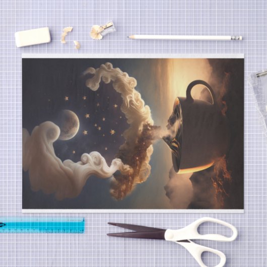 Java Universe, hemelse koffie Tissuepapier (Craft)