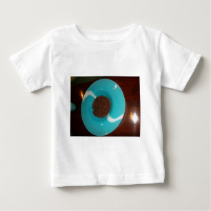 Java Vibes: Koffiebonen en Cyan Blue Bowl Art