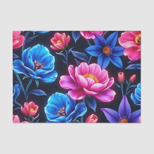 Java Vibes: trendy koffie geschenkverpakking Tissuepapier (Voorkant)