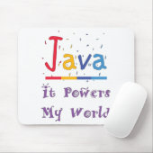 Java voorziet mijn wereld van muismat (Met muis)