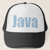 Java Word Art Trucker Pet (Voorkant)