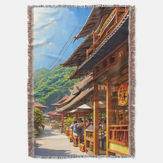 Javaans koffiehuis deken (Voorkant Verticaal)