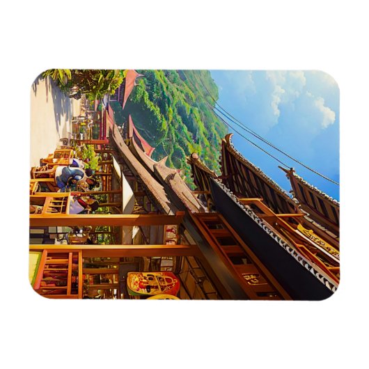 Javaans koffiehuis magneet (Horizontaal)