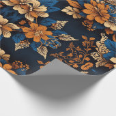 Javaanse Batik patronen, stap herhalende patronen Cadeaupapier (Hoek)