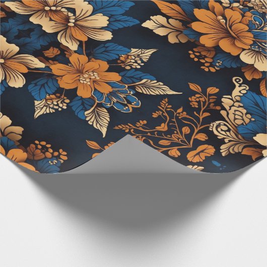 Javaanse Batik patronen, stap herhalende patronen Cadeaupapier (Hoek)