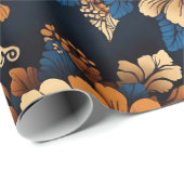 Javaanse Batik patronen, stap herhalende patronen Cadeaupapier (Rol Hoek)