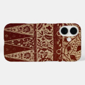 Javaanse batik Textile Wallpaper Pattern Case-Mate iPhone Case (Achterkant (horizontaal))