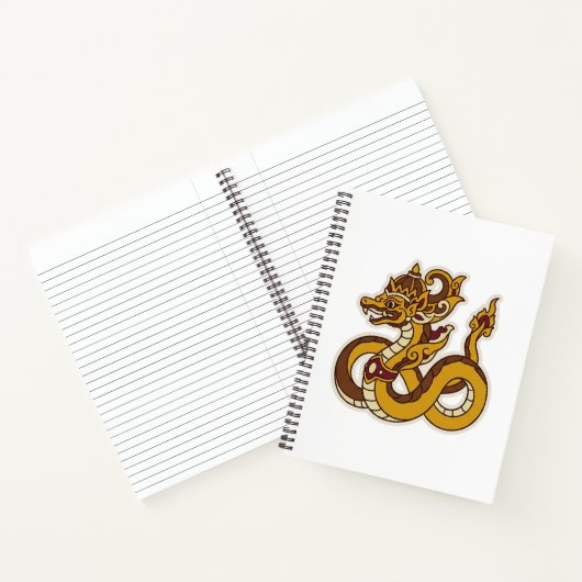 Javaanse draak notitieboek (Binnen)