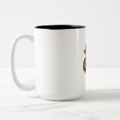 Javaanse draak tweekleurige koffiemok (Links)
