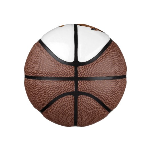 Javaanse havikarend vogel cartoon illustratie basketbal (Rechts)