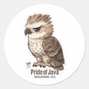 Javaanse Havikarendauw sticker - Indonesische nati