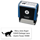 Javaanse kat gepersonaliseerd zelfinktende stempel (In situ)