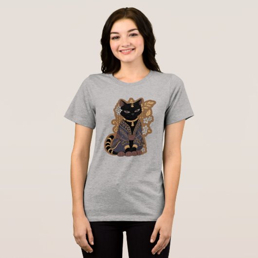 Javaanse kat kunst T-shirt (Voorkant volledig)