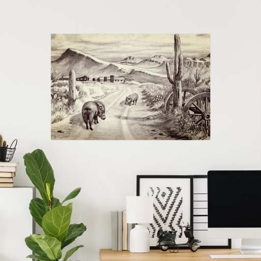 JAVALINAS POSTER (Thuiskantoor)