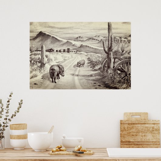 JAVALINAS POSTER (Keuken)