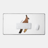 Javan hawk eagle bird cartoon bureaumat (Keyboard & Muis)