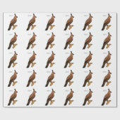 Javan hawk eagle bird cartoon cadeaupapier (Vlak)