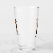 Javan hawk eagle bird cartoon glas (Links)