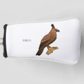Javan hawk eagle bird cartoon golfheadcover (Voorkant)