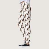 Javan hawk eagle bird cartoon leggings (Links)
