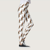 Javan hawk eagle bird cartoon leggings (Rechts)
