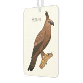 Javan hawk eagle bird cartoon luchtverfrisser (Links)