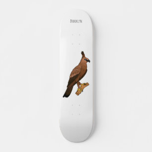 Javan hawk eagle bird cartoon persoonlijk skateboard