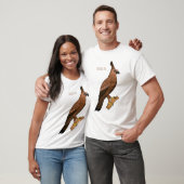 Javan hawk eagle bird cartoon t-shirt (Unisex)
