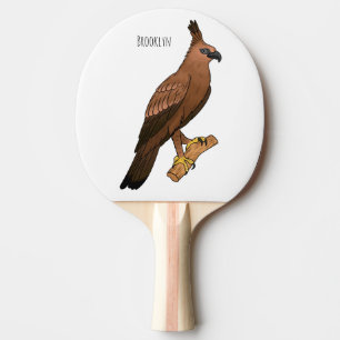 Javan hawk eagle bird cartoon tafeltennisbatje