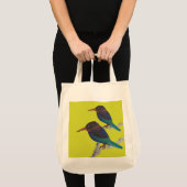 Javan Kingfishers op een Canvas tas (Voorkant (product))