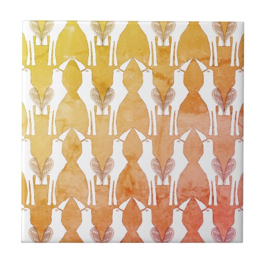 Javan Mina Bird - Decoratieve Tegels Tegeltje (Voorkant)