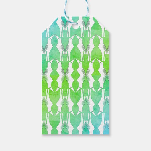 Javan Mina Bird Gift Labels Cadeaulabel (Voorkant)