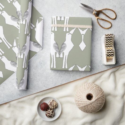 Javan Mina Bird - Inpakpapier (Crafts)