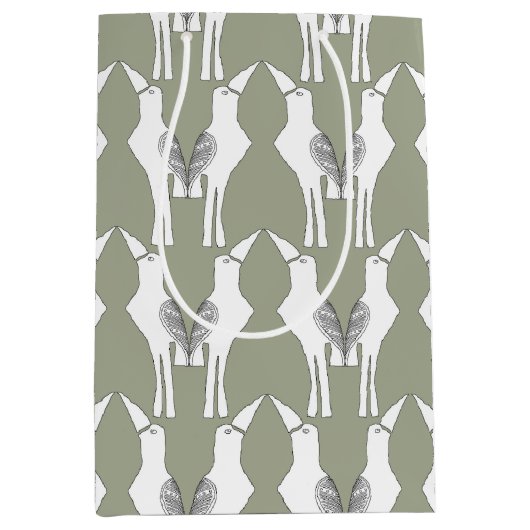 Javan Mina Bird - Inpakpapier Medium Cadeauzakje (Voorkant)