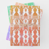 Javan Mina Vogel Verpakking Papier Flat Sheet Set  Inpakpapier Vel (In situ)