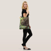 Javan Rhino Art Tote Bag (Op model)
